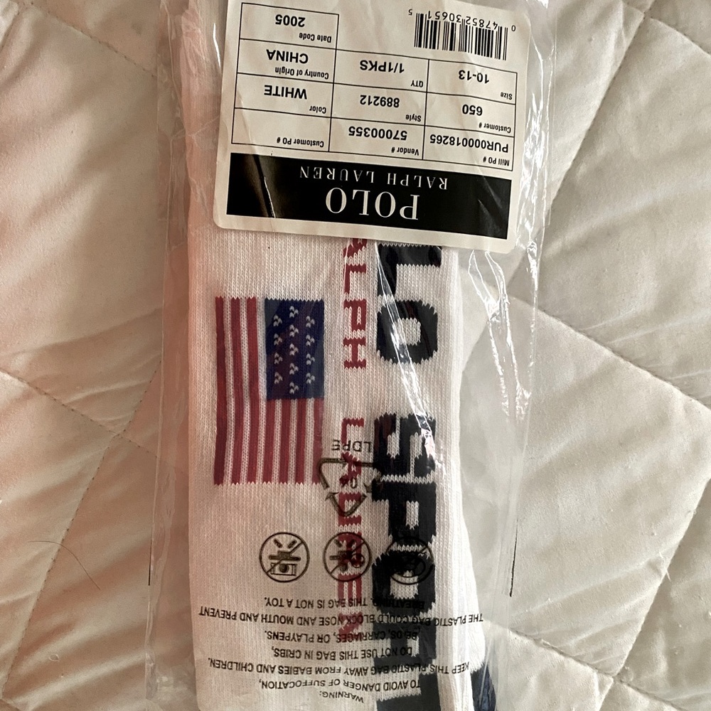 (NWT) Polo sport socks